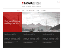 Tablet Screenshot of legalpartner.pl